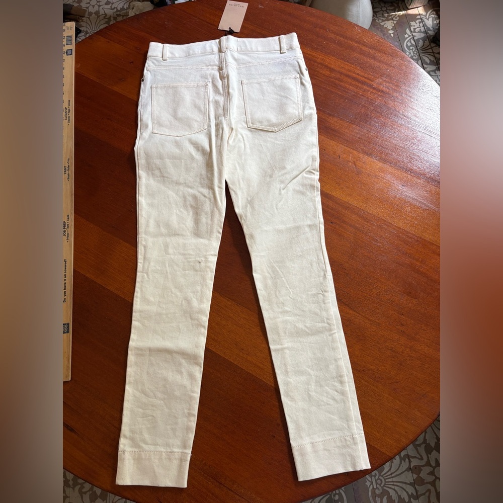 NWT M.M. LAFLEUR “Sammataro 1.0 Jean- Better Than Denim” in color Tusk - Picture 9 of 16